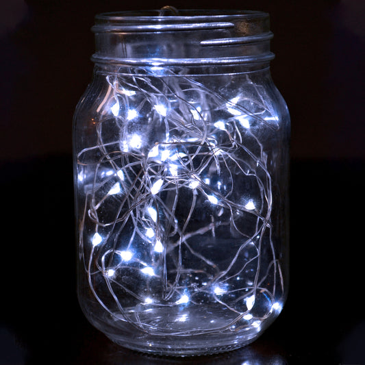 Celebrations Micro Cool White Multi Function String Lights 33.33 ft. (Pack of 12)