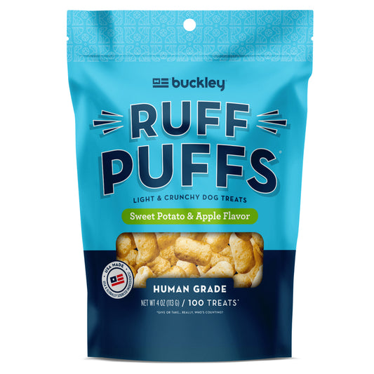 Buckley Pet Sunflower Oil Human Grade Sweet Potato & Apple Flavor Dog Treats 4 oz.