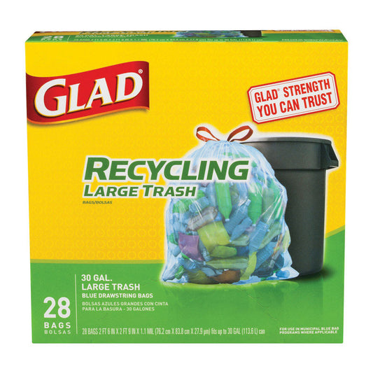 GLAD RCYCLE BAG30G 28CT (Pack of 4)
