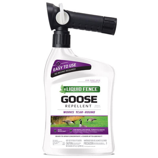 Liquid Fence Animal Repellent Concentrate For Duck and Goose 32 oz (Pack of 6)