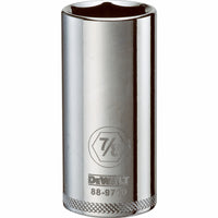 SAE Socket, Deep, 6-Point, 7/8-In., 3/8-In. Drive