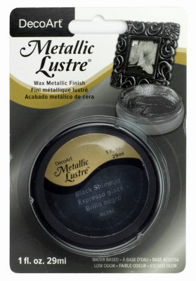 Metallic Wax, Black Shimmer, 1-oz.