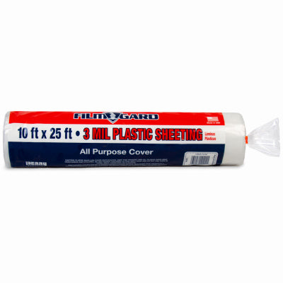 Berry Plastics Film-Gard Plastic Sheeting 3 mil X 10 ft. W X 25 ft. L Polyethylene Clear