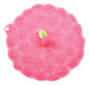 Charles Viancin 11 in. W Pink Silicone Raspberry Lid