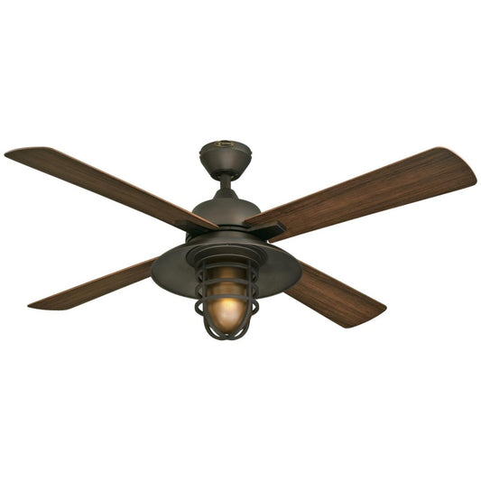 Westinghouse Great Falls 52 in. Oil Rubbed Bronze Brown LED Indoor and Outdoor Ceiling Fan