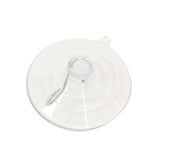 Hy-Ko  2GO  6.3 in. L Clear  Plastic  Medium  Suction Cup  Hook  3 lb. capacity 1 pk