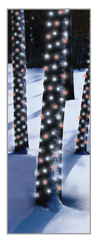 Holiday Bright Lights  Tree Trunk  Incandescent  Net Light Set  Red/White  6 ft. 150 lights