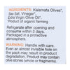 Gaea Organic Olive Snack - Kalamata - Case of 8 - 2.3 oz