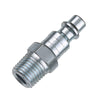 Amflo Steel 1/4 in. I/M Style Plug 3/8 in. MNPT 1 pc. (Pack of 10)