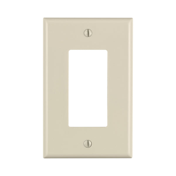 Leviton Brown 2 Gang Plastic Duplex/Toggle Wall Plate 1