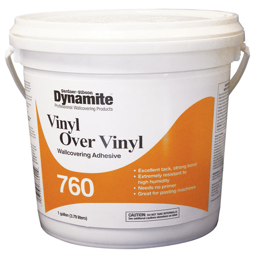 Dynamite White Wallcovering Adhesive 1 gal (Pack of 4)