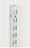 30-In. White Wall Shelf Track