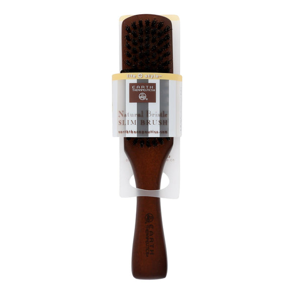 Earth Therapeutics Natural Bristle Slim Brush - 1 Brush