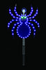 Santa's Best Prelit Halloween Decoration LED Spider Stake Light 12 H in. for Outdoor Use