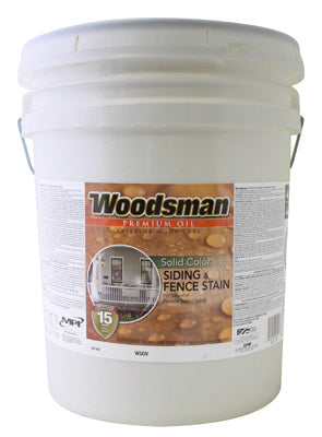 Oil House & Trim Stain, Solid-Color, Neutral Base, 5-Gallons