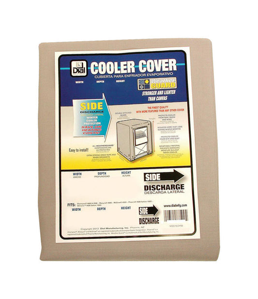 Dial 45 in.   H X 37 in.   W Gray Polyester Evaporative Cooler Cover