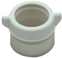 Plastic Drain Pipe Adapter, White Plastic