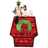26" Peanuts 3D Pre-Lit Yard Art Snoopy on Dog House with Star