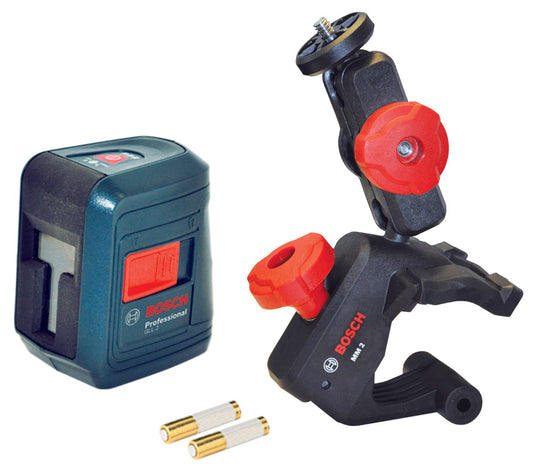Bosch GLL2 Self-Leveling Cross-Line Laser Level With Mount                                                                                            
