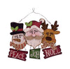 Wall Hang Peace/Joy/Noel (Pack of 4)