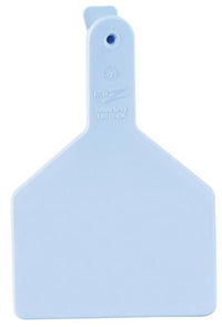 Cow Tag, Blue, 3 x 4.5-In., 25-Pk.