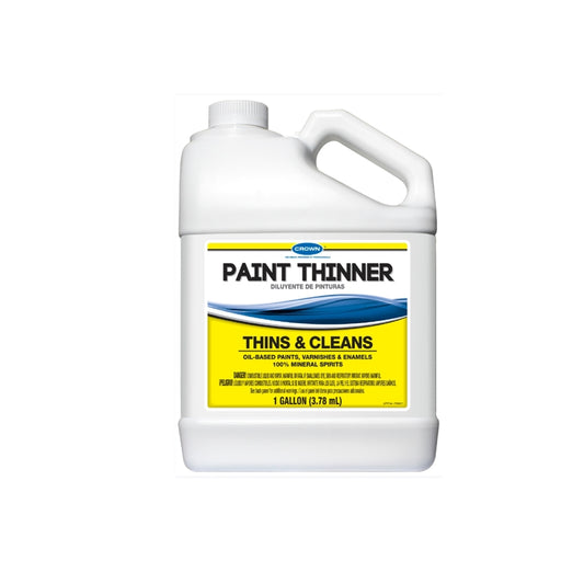 Crown Mineral Spirits Solvent Paint Thinner 1 gal. Capacity (Pack of 4)