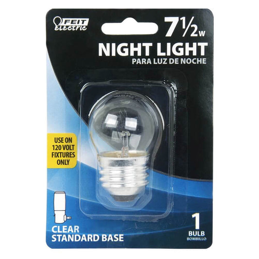 Feit Electric 7.5 W S11 Nightlight Incandescent Bulb E26 (Medium) Clear 1 pk