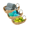 Honey Can Do Brown/Natural Woven Basket (Pack of 6)