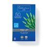 Celebrations LED Mini Green 50 ct String Christmas Lights 12 ft.