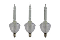 Holiday Bright Lights Christmas Bubble (Clear Bulb/Silver Glitter Replacement)