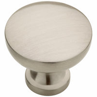 Lansford Cabinet Knob, Brushed Satin Nickel, 1-3/16-In. Round