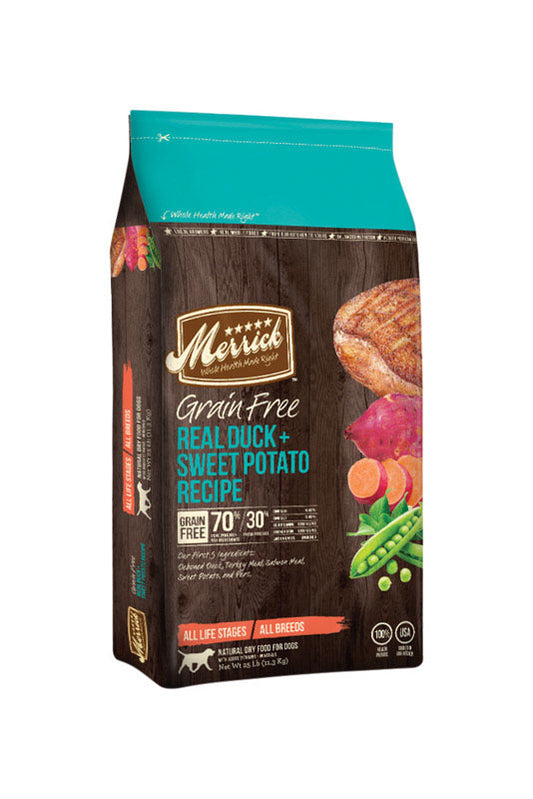 Merrick  Duck and Sweet Potato  Dry  Dog  Food  Grain Free 22 lb.