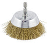 MIBRO 2 in. Coarse Wire Cup Brush Brass Coated Steel 4500 rpm 1 pc