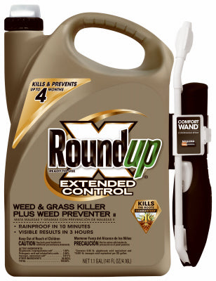 Roundup Extended Control Weed and Grass Killer RTU Liquid 1.1 gal. (Pack of 4)