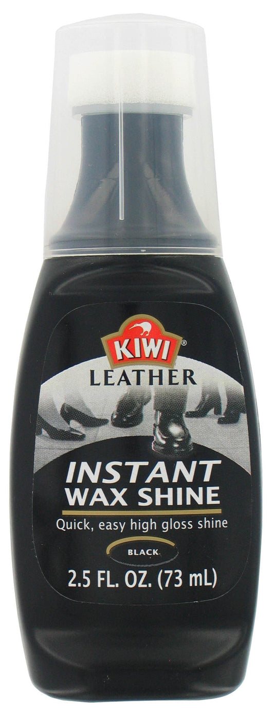 Kiwi 11531 2.5 Oz Black Leather Instant Wax Shine