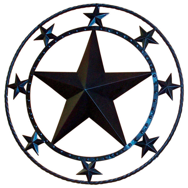 Decoración de pared con estrellas de metal de De Leon Collections
