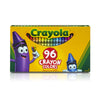 Crayola 52-0096 Crayon Box With New Specialty Crayon Samples 96 Count (Pack of 6)