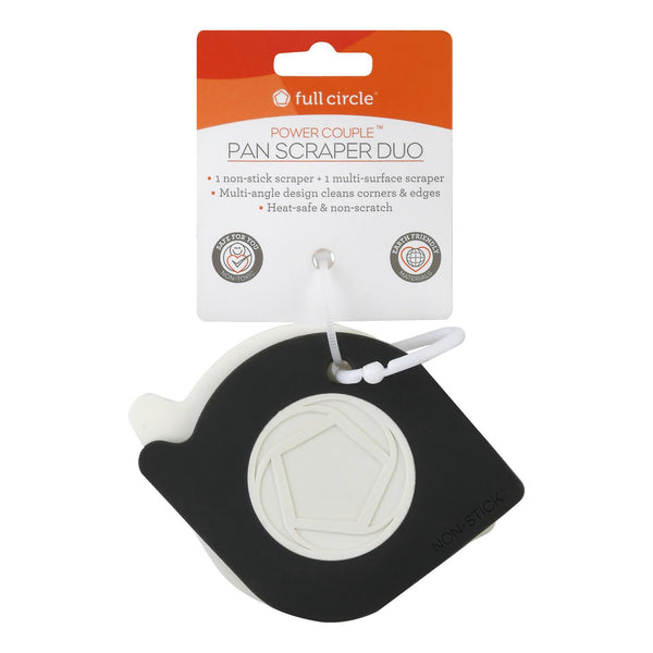 Full Circle Home - Conjunto de alimentación de visor de sartén Gry/wht - 1 unidad