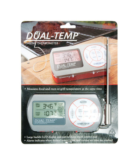 Charcoal Companion  Dual-Temp  Digital  Grill Thermometer