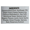 Cassava Crunch Plant Snacks, Beef With Goat Cheese  - Case of 12 - 5 OZ