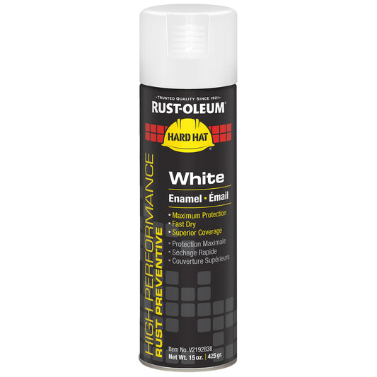 Rustoleum V2192-838 15 Oz White High Performance® Spray Paint (Pack of 6)