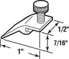Prime-Line  White  Aluminum/Plastic  Panel Clip  For 1/2 inch 4 pk