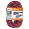 Prime Jobsite Outdoor 100 ft. L Blue/Red Extension Cord 12/3 SJTW