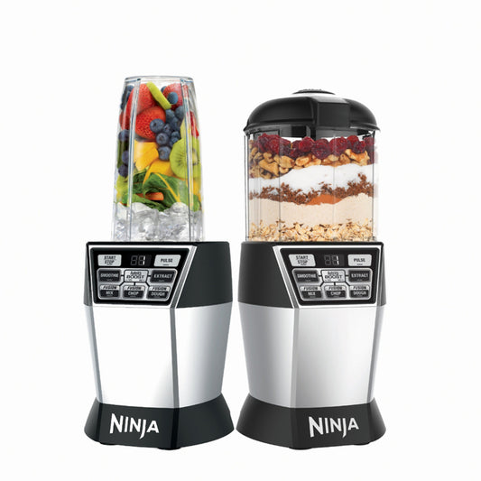 Ninja  Nutri Ninja Bowl Duo  Silver  Metal/Plastic  Blender  4 cups 5 speed
