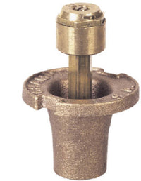 Pop-Up Sprinkler Head, Brass, 1.5-In., Half Circle