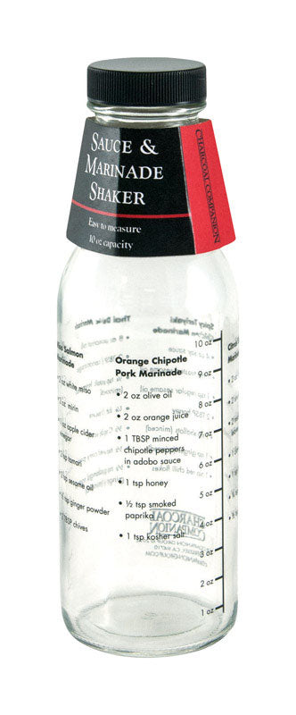 Charcoal Companion  Clear  Marinade Bottle  2 pc.