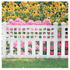 Suncast White Resin Garden Fence 24 L x 20.5 W in. (Pack of 10)