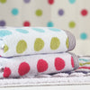 Sorema 2 Pc Dot Towel 100% Cotton Bath Towel & Bath Sheet Multicolor from Europe