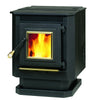Summers Heat EPA Certified 1500 sq ft Classic Wood Pellet Stove 40 lb. cap. Hopper