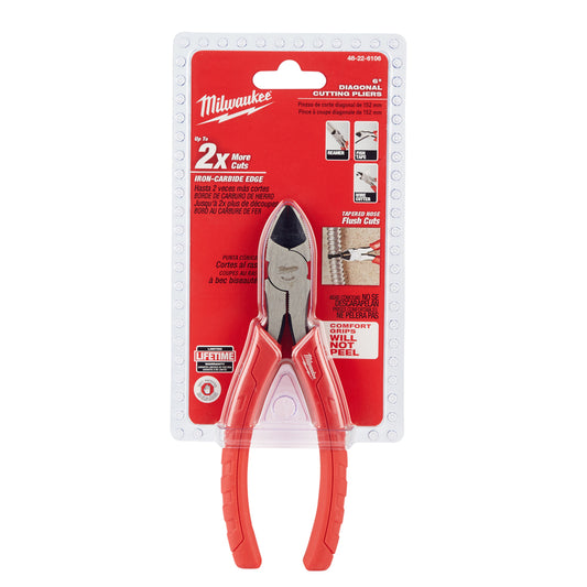 Milwaukee  6 in. Forged Alloy Steel  Diagonal Cutting Pliers